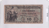 1951 - USA - Military Payment Certificate - 10 Cents - D 01156802 D