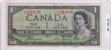 1954 - Canada - Devil's Face - 1 Dollar - Coyne / Towers - B/A 4213136
