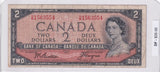 1954 - Canada - Devil's Face - 2 Dollars - Beattie / Coyne - H/B 1563554