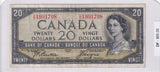 1954 - Canada - Devil's Face - 20 Dollars - Beattie / Coyne - D/E 1991798