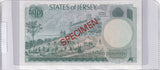 1972 - Jersey - States of Jersey - 10 Pounds - Specimen - 010678