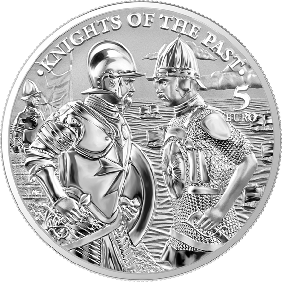 2022 - 1 oz - Round - Knights Of The Past - Fine Silver