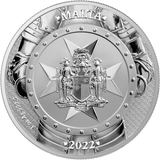 2022 - 1 oz - Round - Knights Of The Past - Fine Silver