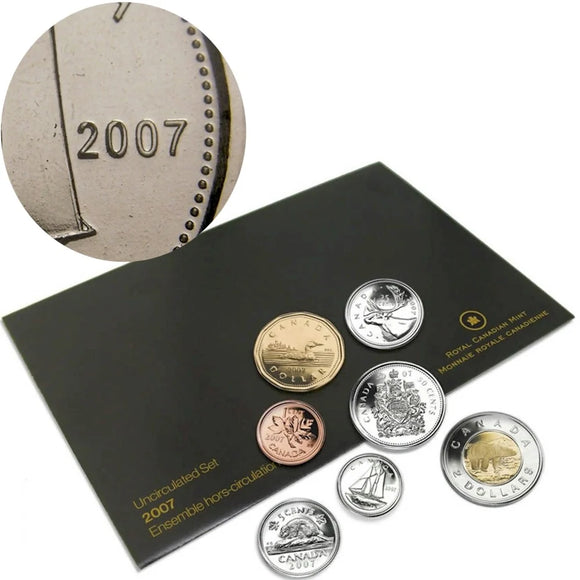 2007 - Canada - Curved 7 - UNC Set