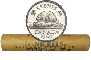 1965 - Canada - 5c - Original Mint Roll (40 pcs)
