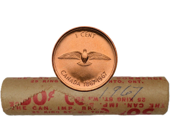 1967 - 1c - Original Roll (50 pcs)