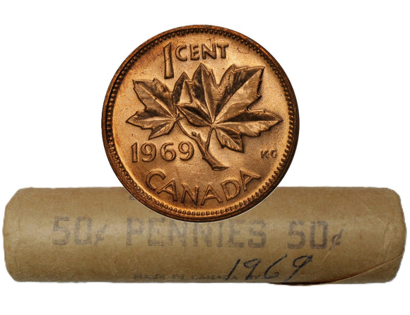 1969 - 1c - Original Roll (50 pcs)