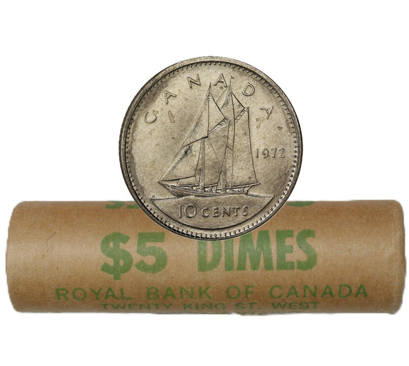 1972 - 10c - Original Mint Roll (50pcs)