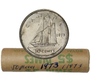 1973 - 10c - Original Mint Roll (50pcs)