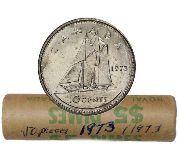 1973 - 10c - Original Mint Roll (50pcs)