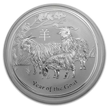 1 oz - 2015 - Year of the Goat - Fine Silver