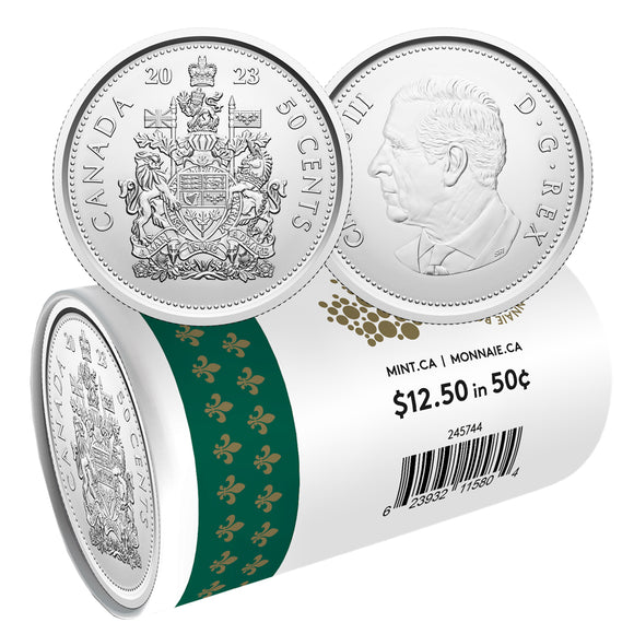 2023 - 50 Cents - King Charles III - Special Wrap Roll