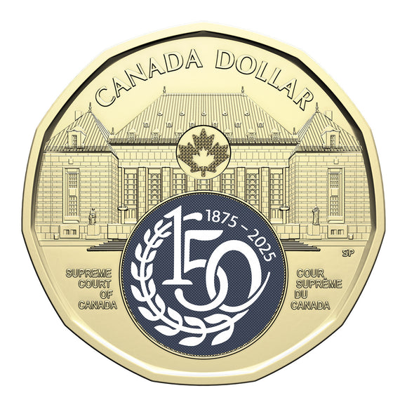 2025 - Canada - $1 - Supreme Court of Canada <br> (Coloured)