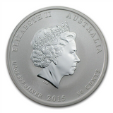 1/2 oz - 2015 - Year of the Goat - Coloured - Fine Silver