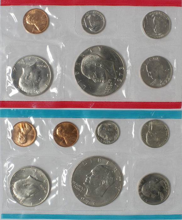 1973 P-D-S - USA - Uncirculated Set (13 Coins)