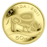 2011 - Canada - 50 Cents - Wood Bison