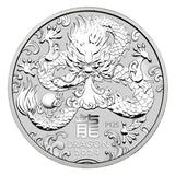 1/2 oz - 2024 - Year of the Dragon - Fine Silver