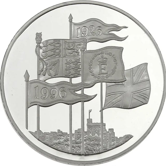 1996 - Great Britain - 5 Pounds - 70th Birthday