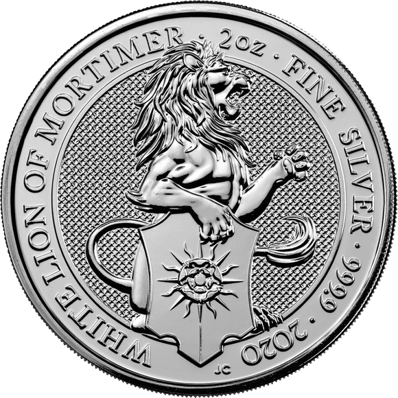 2 oz - 2020 - White Lion of Mortimer