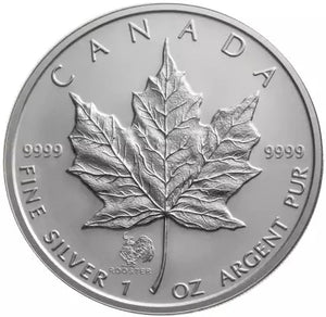 2005 - Canada - $5 - Maple Leaf - Privy Rooster - Fine Silver