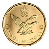 2006 - Canada - $1 - Loon Settling, First Day Lucky Loonie