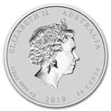 1/2 oz - 2019 - Year of the Pig - Coloured - Fine Silver