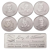 2001 - Canada - NHL All Stars Stamp and Medallion Set