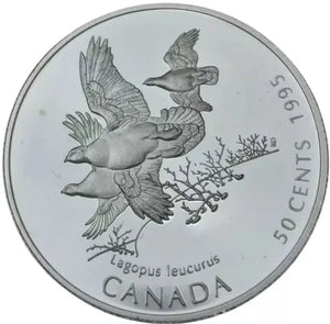1995 - Canada - 50c - White-tailed Ptarmigans