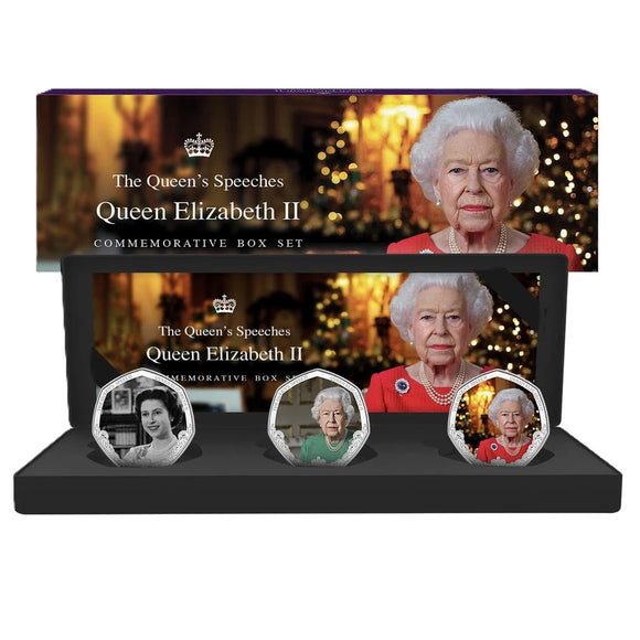 2022 - Canada - 3-Coin Set - The Queen's Speeches: Queen Elizabeth II
