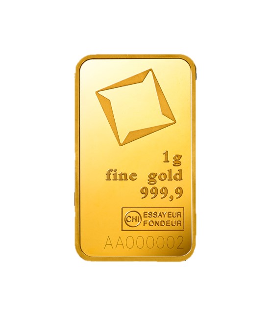     1 g - Gold Valcambi Suisse