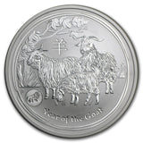 1 oz - 2015 - Year of the Goat - Lion Privy - Fine Silver