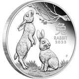 1/2 oz - 2023 - Year of the Rabbit - Fine Silver