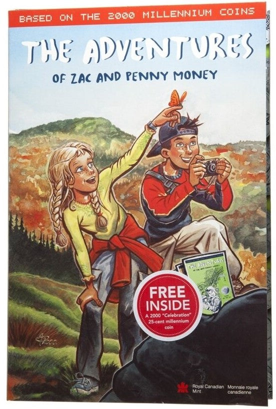 2000 - Canada - 25c - Derivatives - The Adventures Of Zac And Penny
