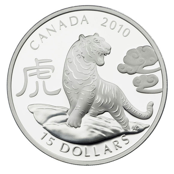 2010 - Canada - $15 - Year of the Tiger