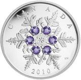 2010 - Canada - $20 - Crystal Snowflake, Tanzanite