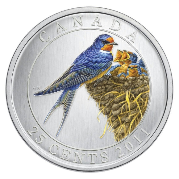 2011 - Canada - 25c - Barn Swallow