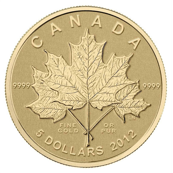 2012 - Canada - $5 - Maple Leaf Forever