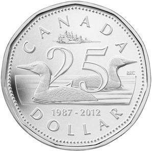 2012 - Canada - $1 - 25th Anniversary of the Loon Dollar