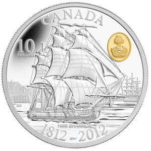 2012 - Canada - $10 - (1812-) HMS Shannon