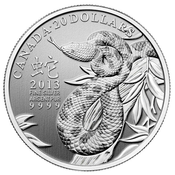 2013 - Canada - $20 - Year of the Snake