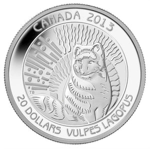 2013 - Canada - $20 - The Arctic Fox <br> (no box)