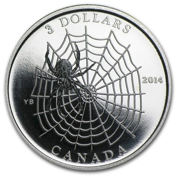 2014 - Canada - $3 - Spider and Web