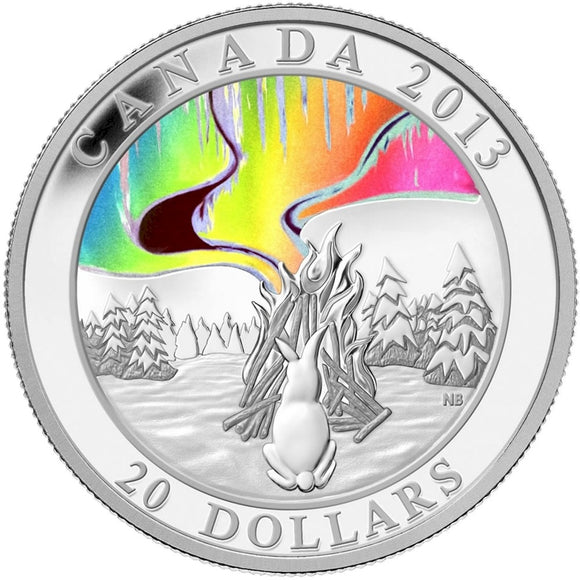 2013 - Canada - $20 - The Great Hare - The Story of the Northern Lights