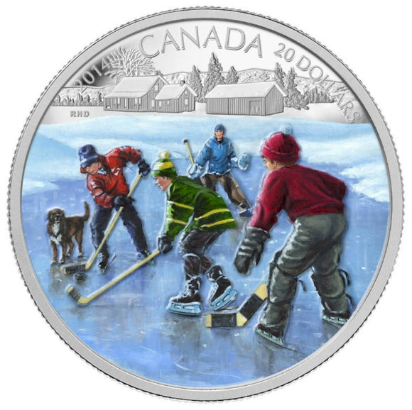 2014 - Canada - $20 - Pond Hockey