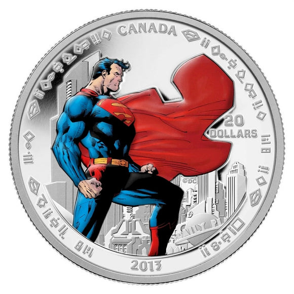 2013 - Canada - $20 - Man Of Steel