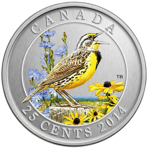 2014 - Canada - 25c - Eastern Meadowlark