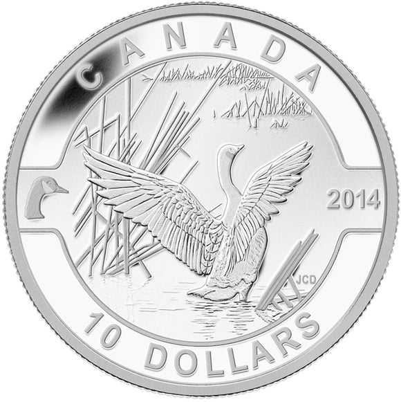 2014 - Canada - $10 - O Canada - Canada Goose <br> (no box)