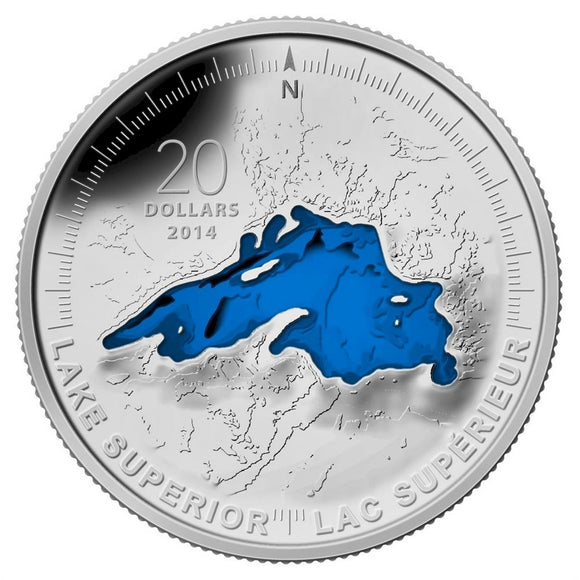 2014 - Canada - $20 - The Great Lakes: Lake Superior