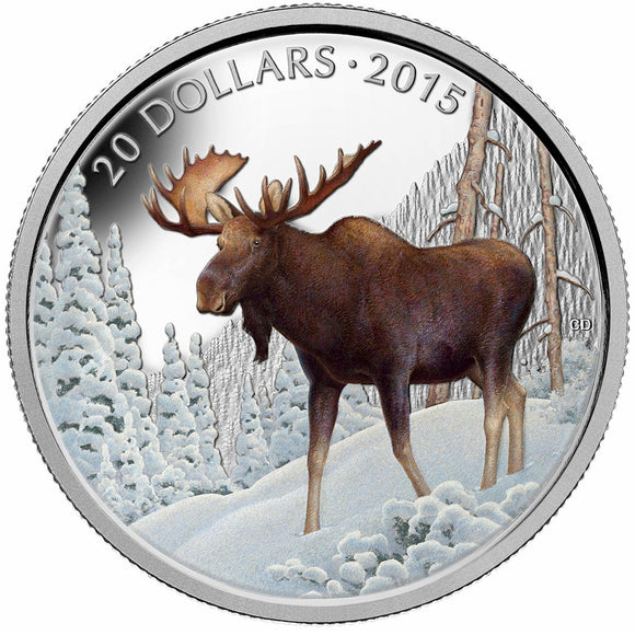 2015 - Canada - $20 - Majestic Animal Series - The Majesic Moose