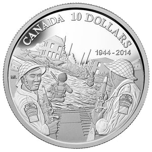 2014 - Canada - $10 - 70th Anniversary of D-Day